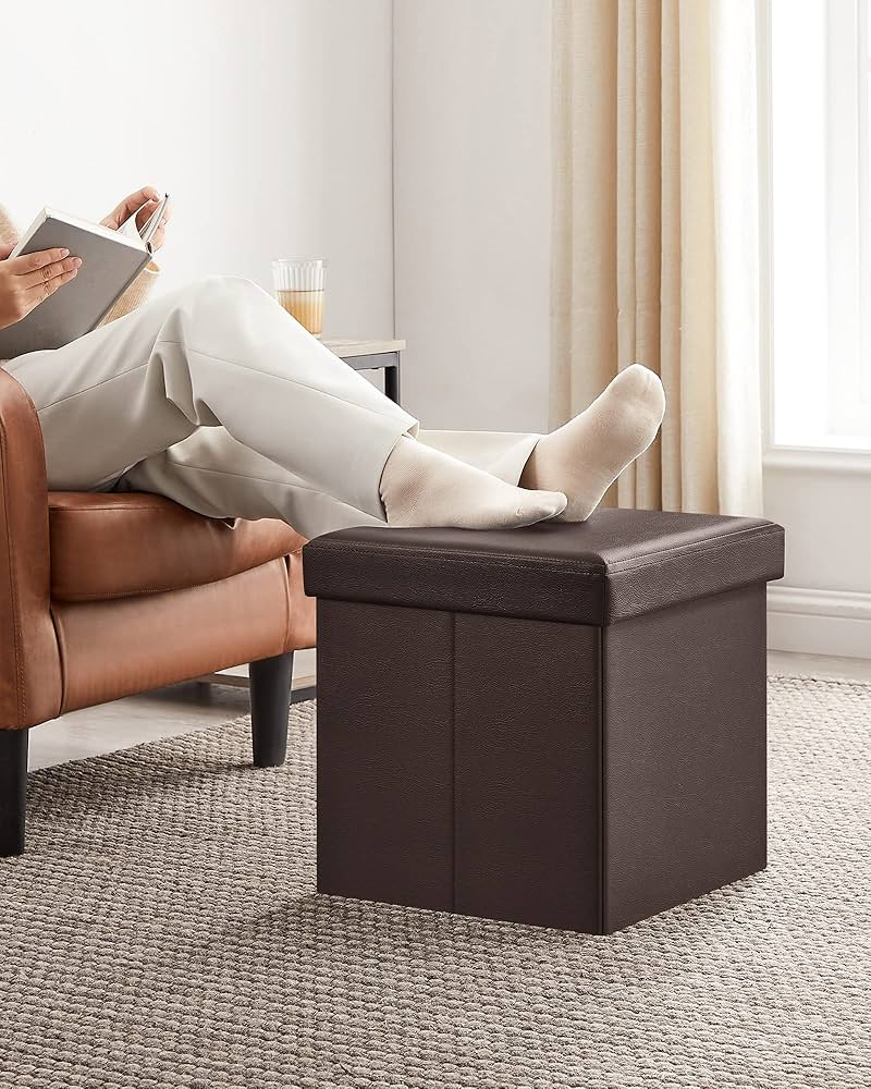 Amazon.com: SONGMICS MAZIE Collection - 15 Inches Ottoman